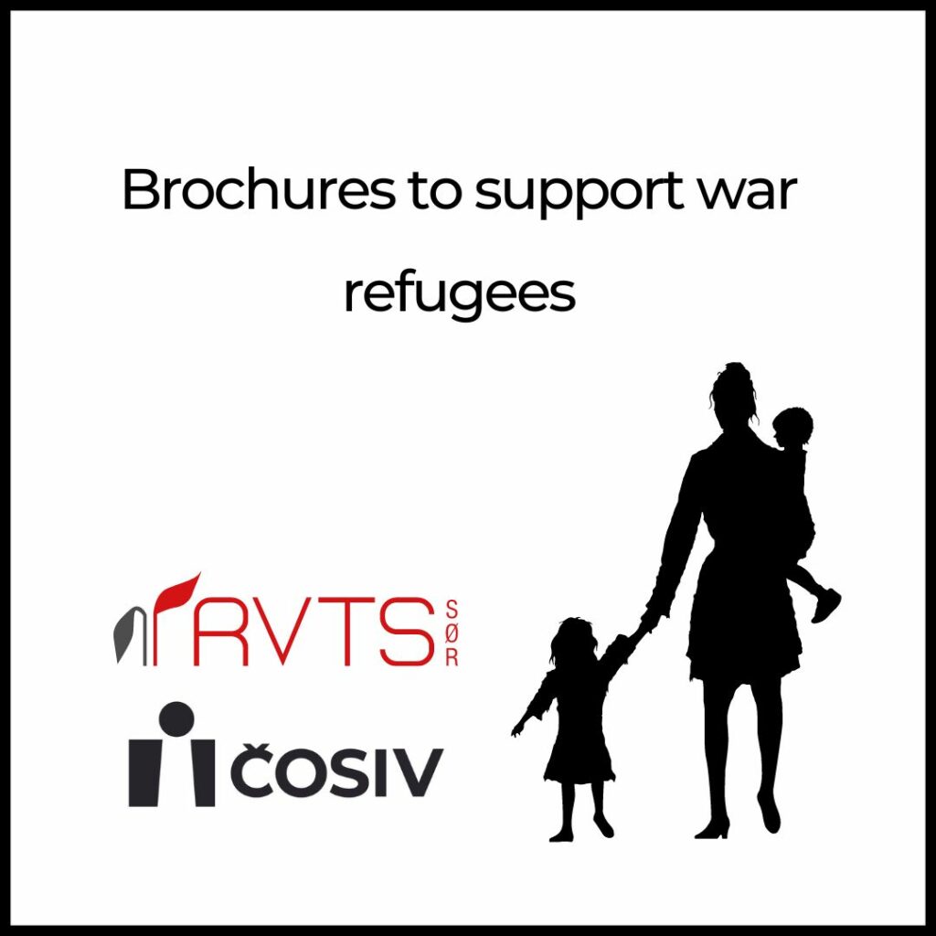 Brochures to support war refugees